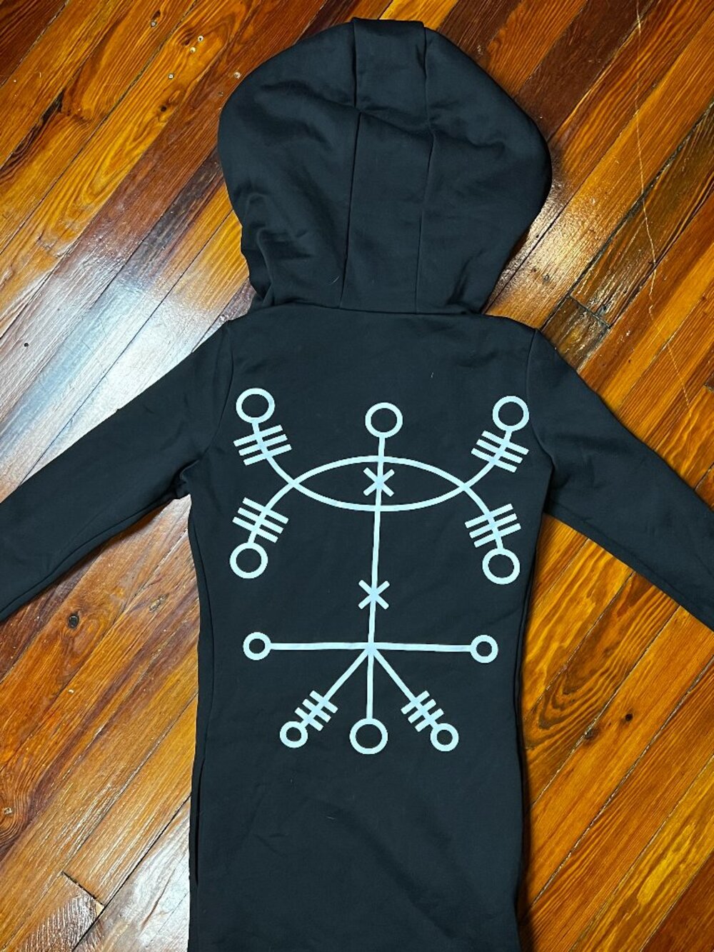 Runic Robe Hoodie Jacket - Picture 12 of 16